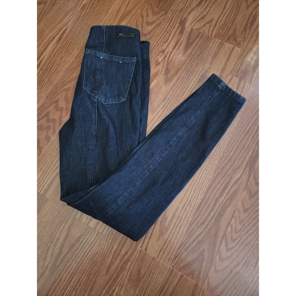 Anthropologie High Rise Denim Legging Indigo Blue Pull On Jeggings Womens Small